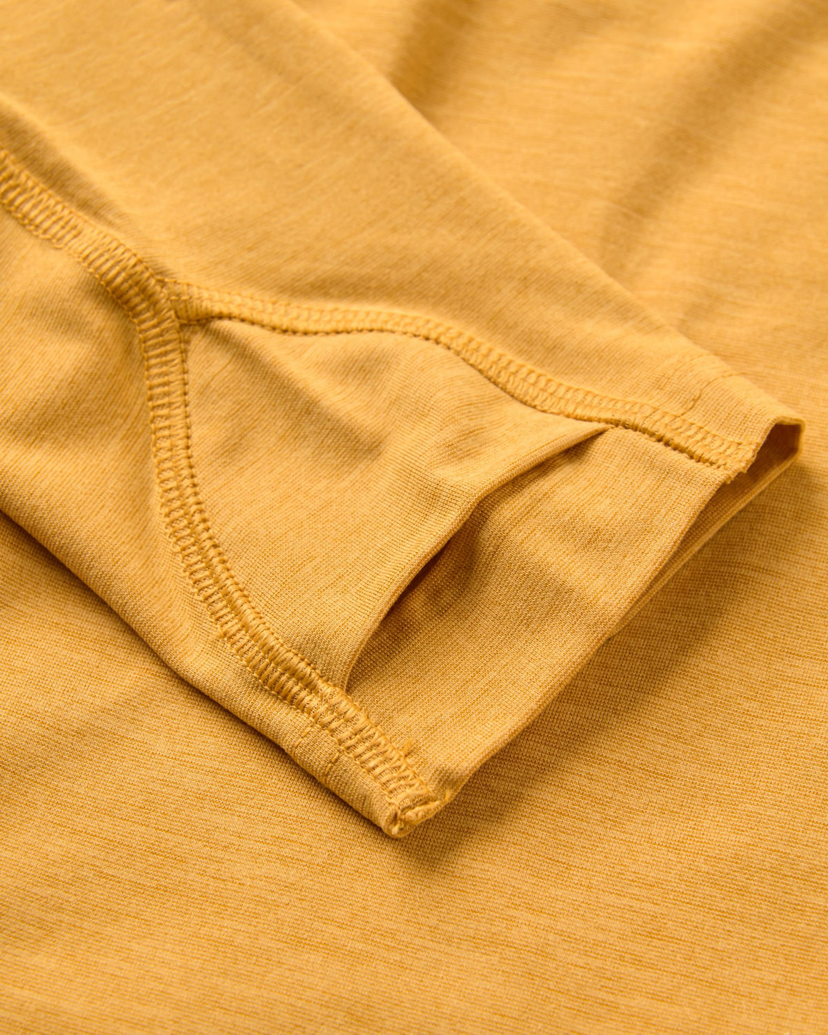 Sunvale Hooded UPF50 LS T-Shirt - Spruce Yellow Marl - Flatlay