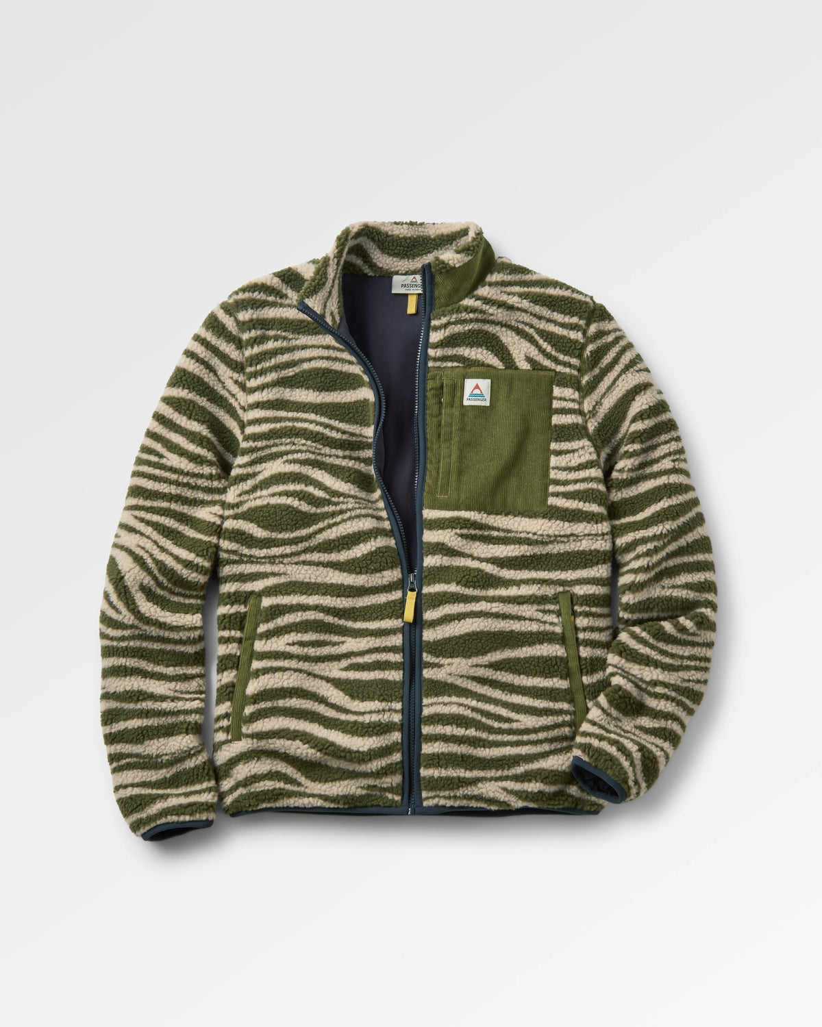 Trekker Deep-Pile Sherpa Fleece - Strata Khaki - Flatlay