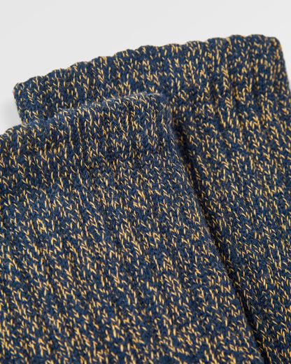 Thorne Men's Heavyweight Socks - Rich Navy - Flatlay