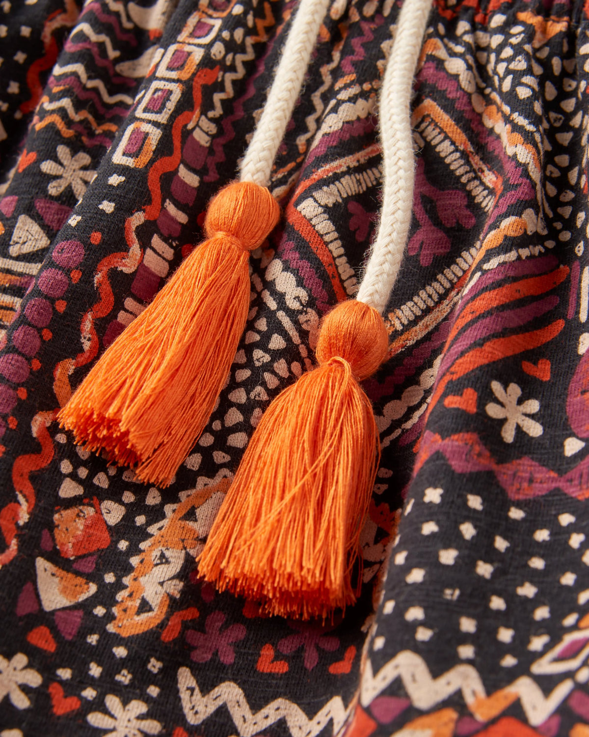 Fareway Maxi Skirt - Vintage Patchwork Black/Multi - Flatlay
