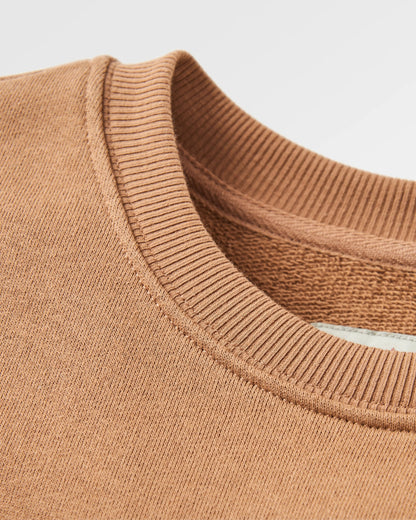 Dune Loopback Sweatshirt - Toffee - Flatlay