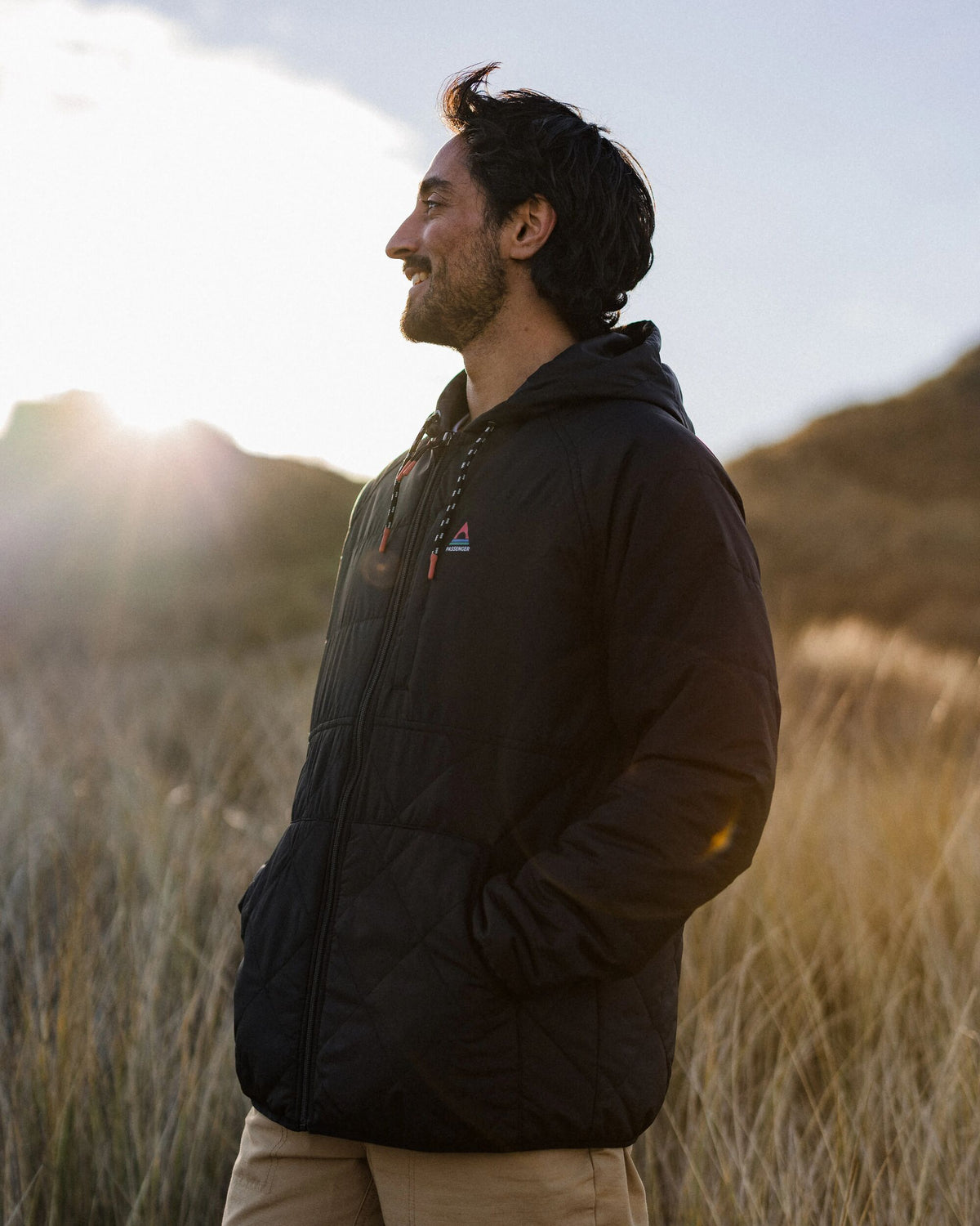 Dylan Insulated Full Zip Jacket - Black - Lifestyle