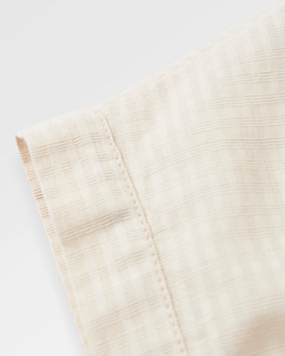 Arden Short Sleeve Shirt - Vintage White - Flatlay