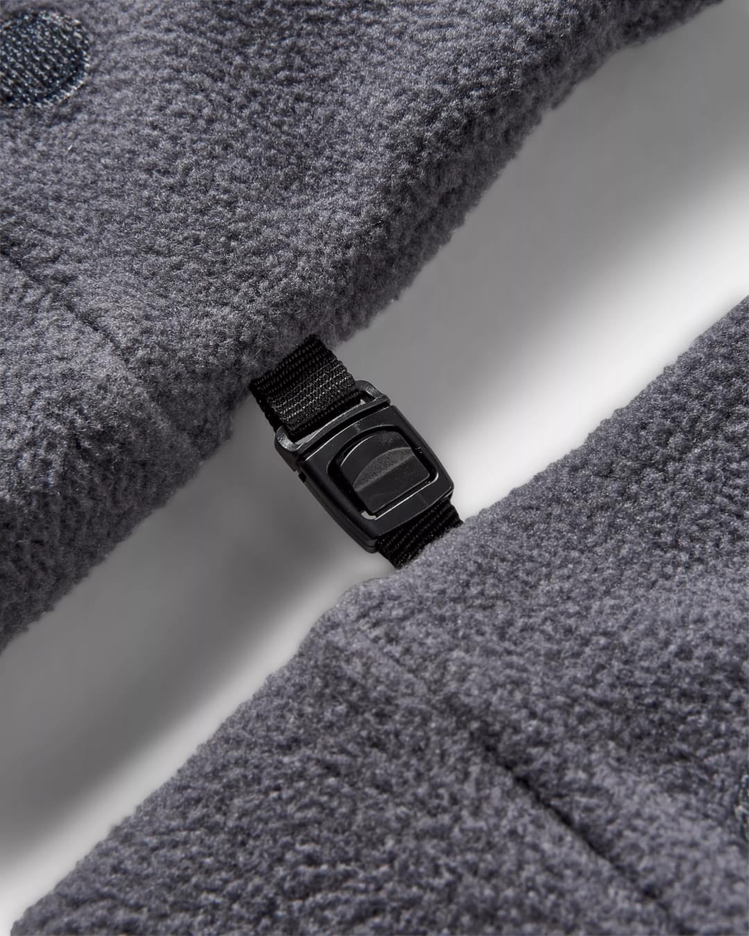 Stem Polar Convertible Mittens - Charcoal - Flatlay