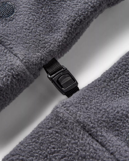 Stem Polar Convertible Mittens - Charcoal - Flatlay