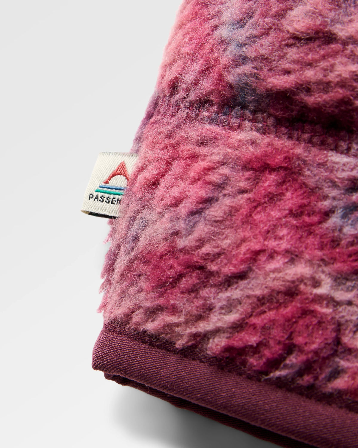 Home Sherpa Fleece - Frost Fig - Flatlay