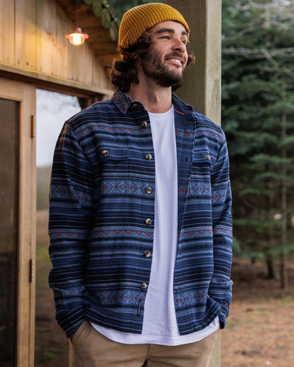 Slowdown Heavyweight Overshirt - Dark Denim - Lifestyle