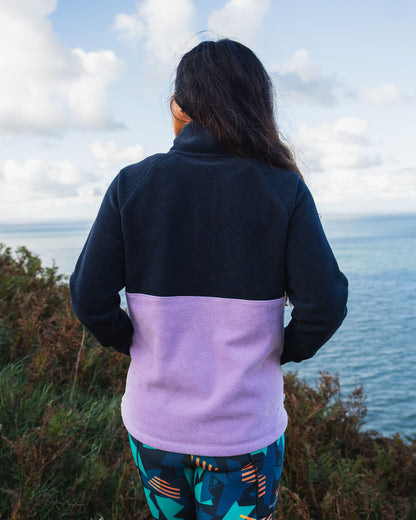 Women's Snowdrop Polartec® Fleece - Lilac/ Deep Navy - Lifestyle - Female
