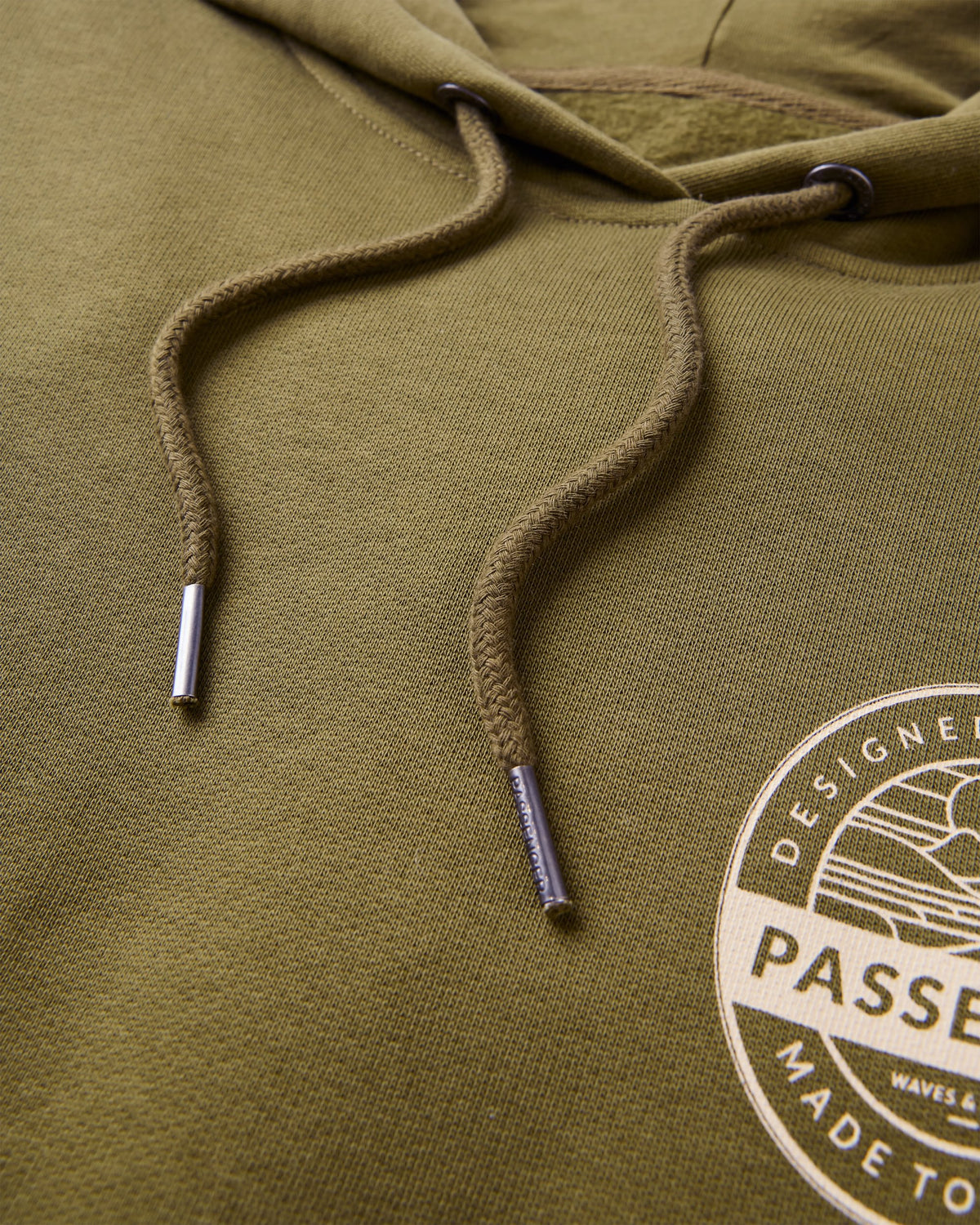 Odyssey Hoodie - Dark Olive - Flatlay
