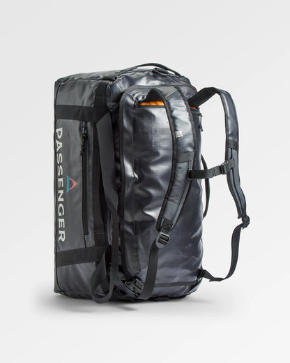 Roamer 60L Duffel Bag - Phantom Black - Flatlay