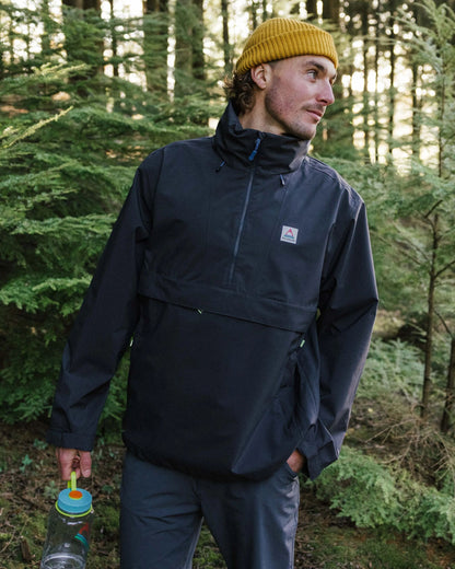 Diablo Waterproof Anorak - Faded Black - Lifestyle