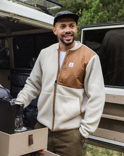 Reconnect Sherpa Fleece - Oatmeal - Lifestyle