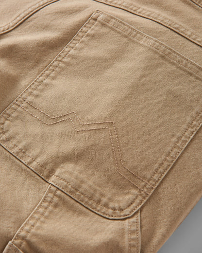Vantage Cotton Canvas Trouser - Biscuit - Flatlay