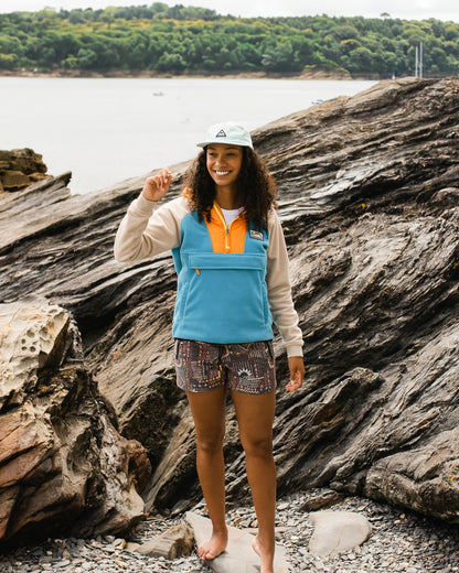 Alexander Polar Hooded Fleece - Blue Pool - Lifestyle