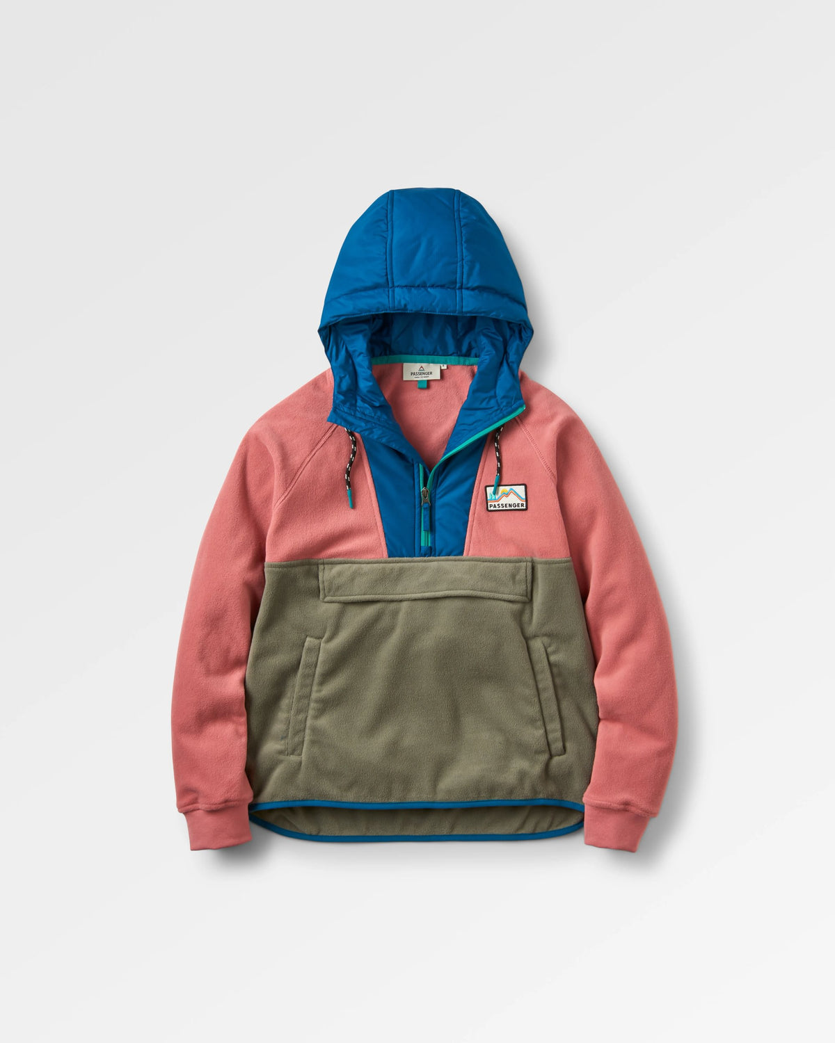 Alexander Polar Hooded Fleece - Dusty Rose - Flatlay