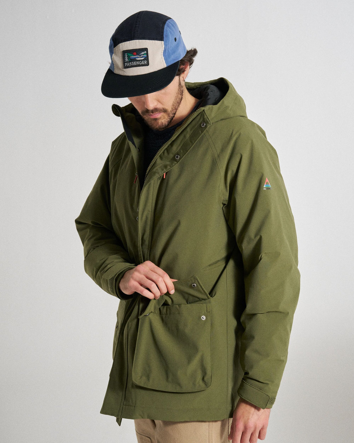 Baltic Insulated Parka - Khaki - Studio Model