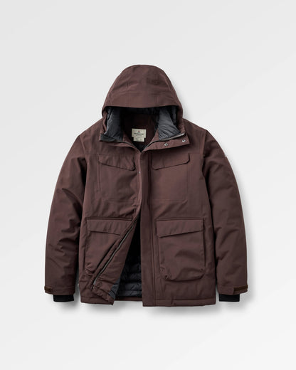 Explorer Waterproof Down Parka - Espresso - Flatlay