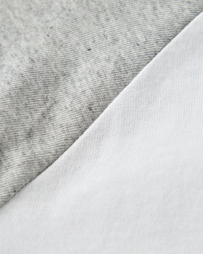 Roamer Raglan LS T-Shirt - White - Flatlay