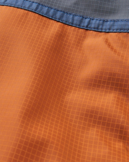Viento Windshell Jacket - Dark Denim/Sunset Orange - Flatlay