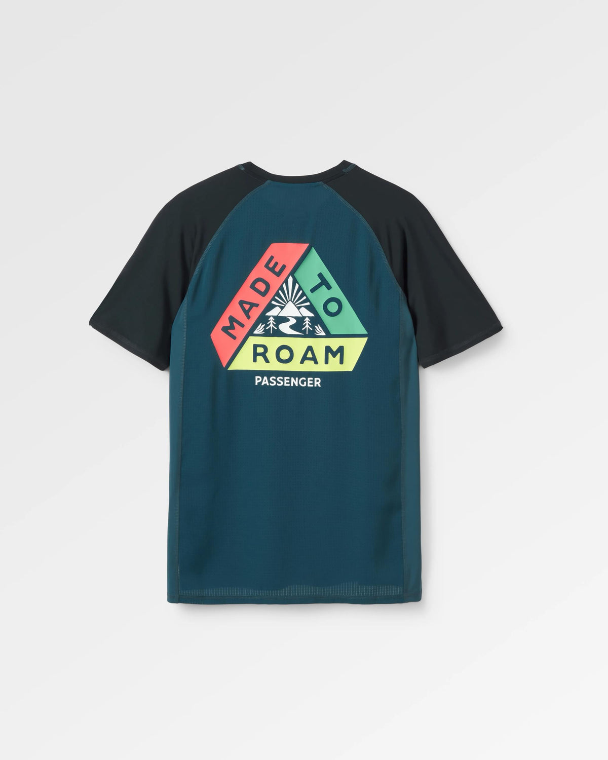 Dawn To Dusk Active T-shirt - Dark Denim - Flatlay
