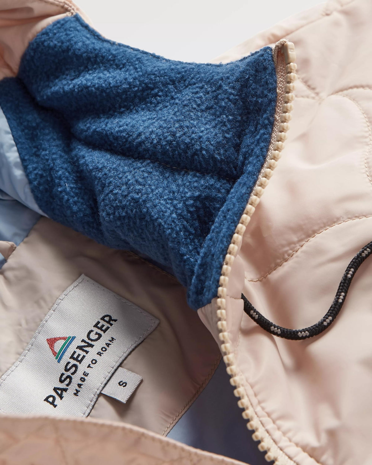 Flora Long Insulated Parka - White Pepper - Flatlay