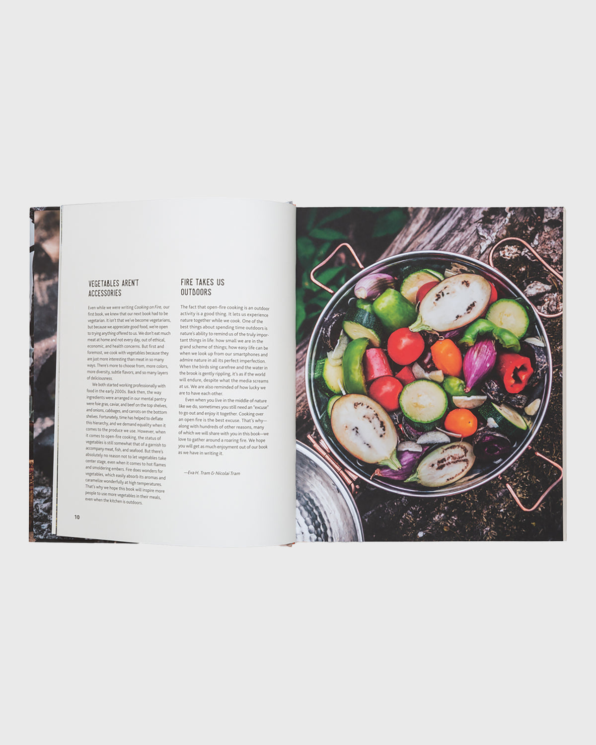 Cooking Greens On Fire - Flatlay