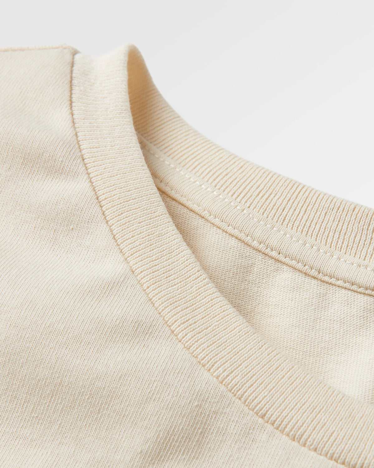 Solitude Oversized LS T-Shirt - Birch - Flatlay