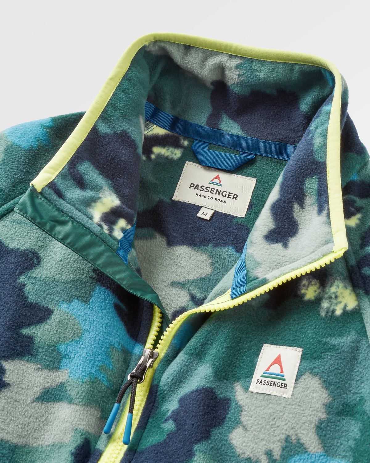 Sorrel Polar Fleece - Alpine Camo Rain Forest - Flatlay