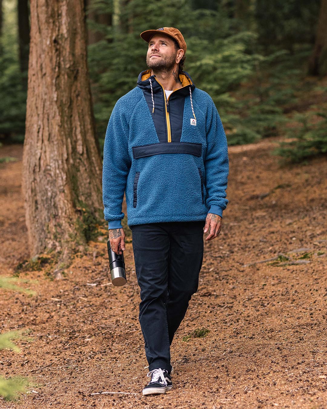 Woodland Polar-lined Sherpa Fleece - Blue Steel - Lifestyle