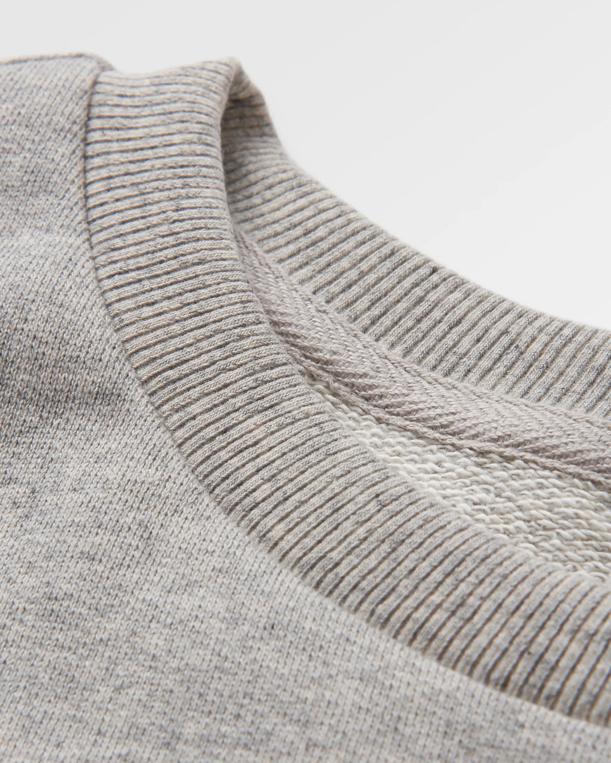 Heritage Women's Sweatshirt - Mid Grey Marl - Flatlay