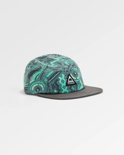 Coast 5 Panel Cap - Elemental Geo Arctic - Flatlay