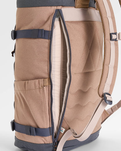 Vantage 30L Backpack - Charcoal/ Caramel - Flatlay
