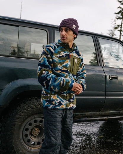 Offroad Sherpa 1/2 Zip Fleece - Mount Scenic Khaki - Lifestyle