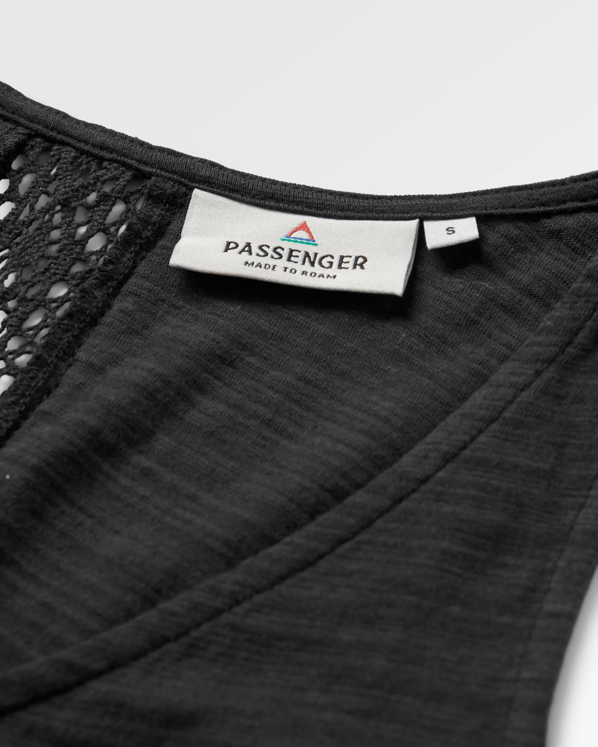 Rivergate Top - Black - Flatlay