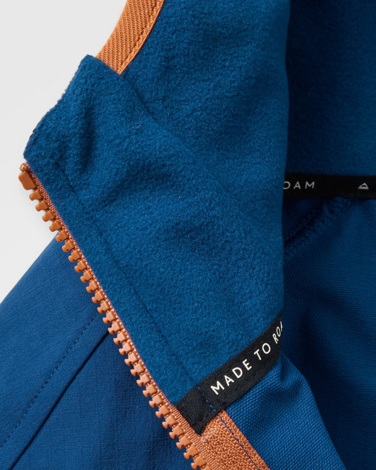 Trailscape Women's Lightweight Softshell Jacket - Blue Navy/Retro Orange - Flatlay