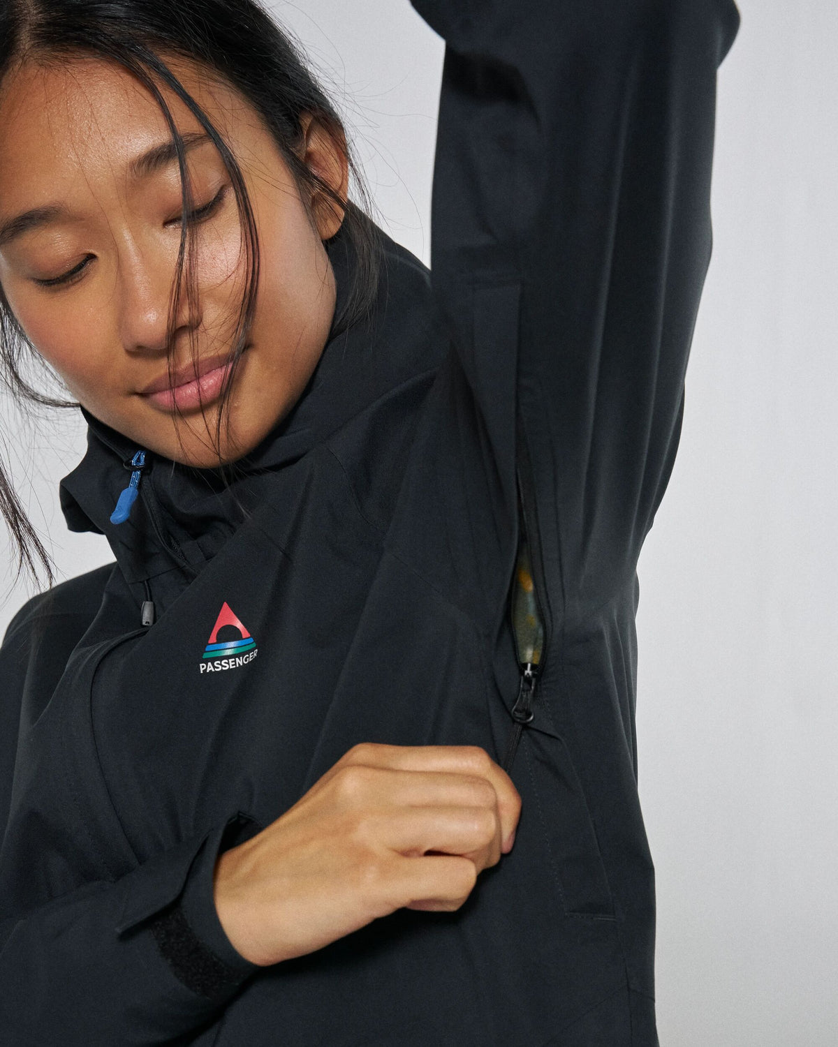 Five Element Waterproof Jacket - Black - Studio Model