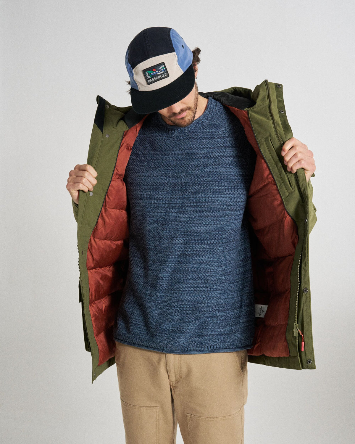 Baltic Insulated Parka - Khaki - Studio Model