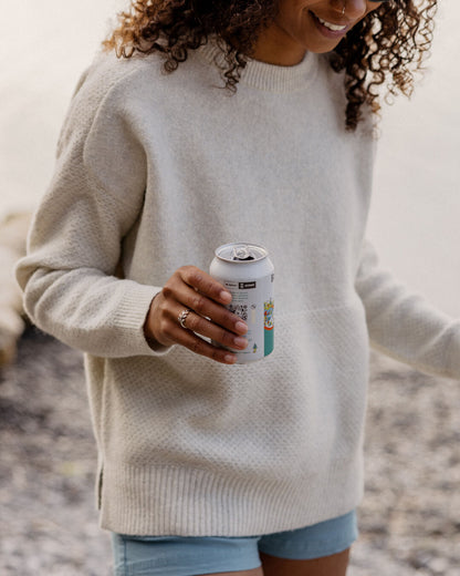 Cove Knitted Jumper - Off White - Lifestyle