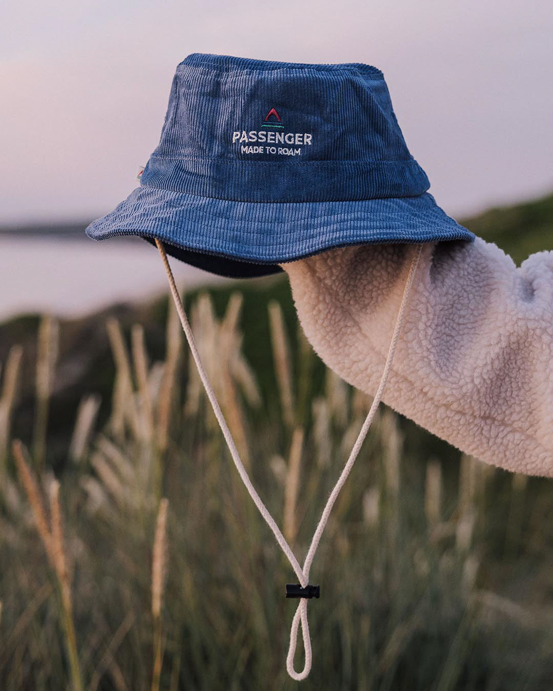 Forest Cord Bucket Hat - Ash Blue - Lifestyle