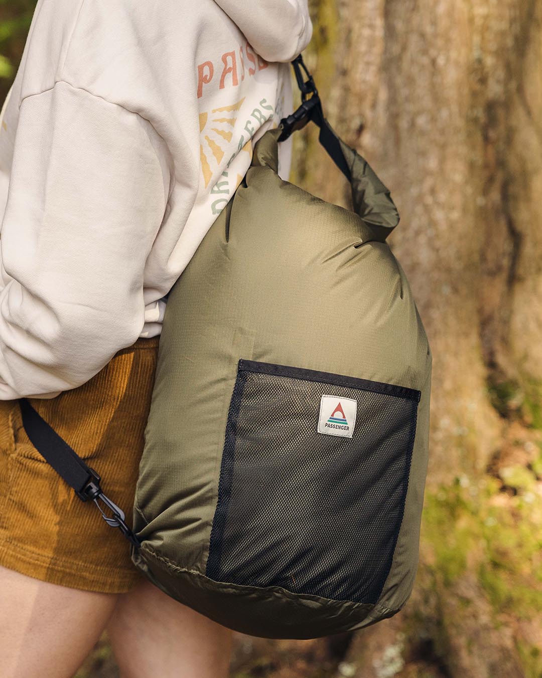 Raft 30L Dry Bag - Khaki - Lifestyle