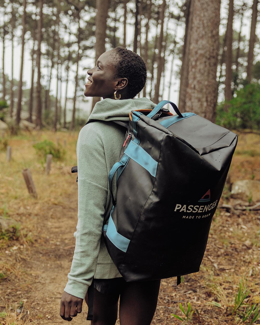 Road Trip 50L Duffel Backpack - Black - Lifestyle