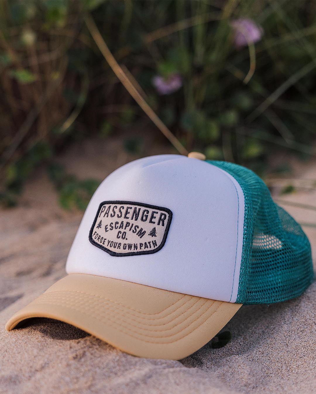 Forge Snapback Trucker Cap - Mustard Tricolour - Lifestyle