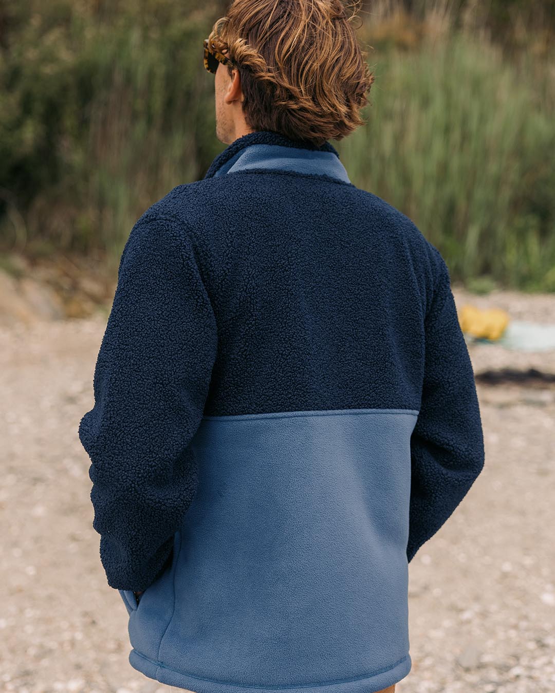 Sendero Full Zip Fleece - Deep Navy - Lifestyle