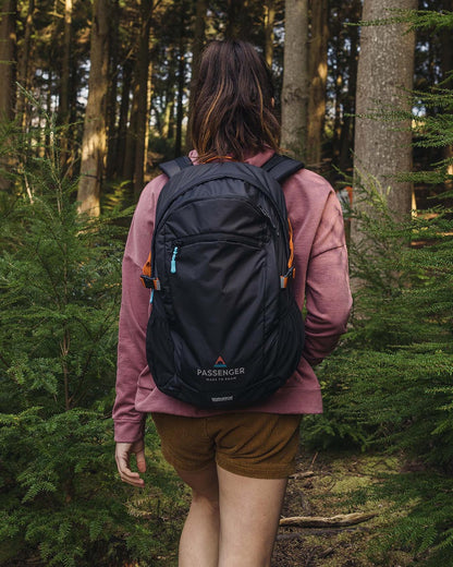 Track 30L Backpack - Black - Lifestyle - Female