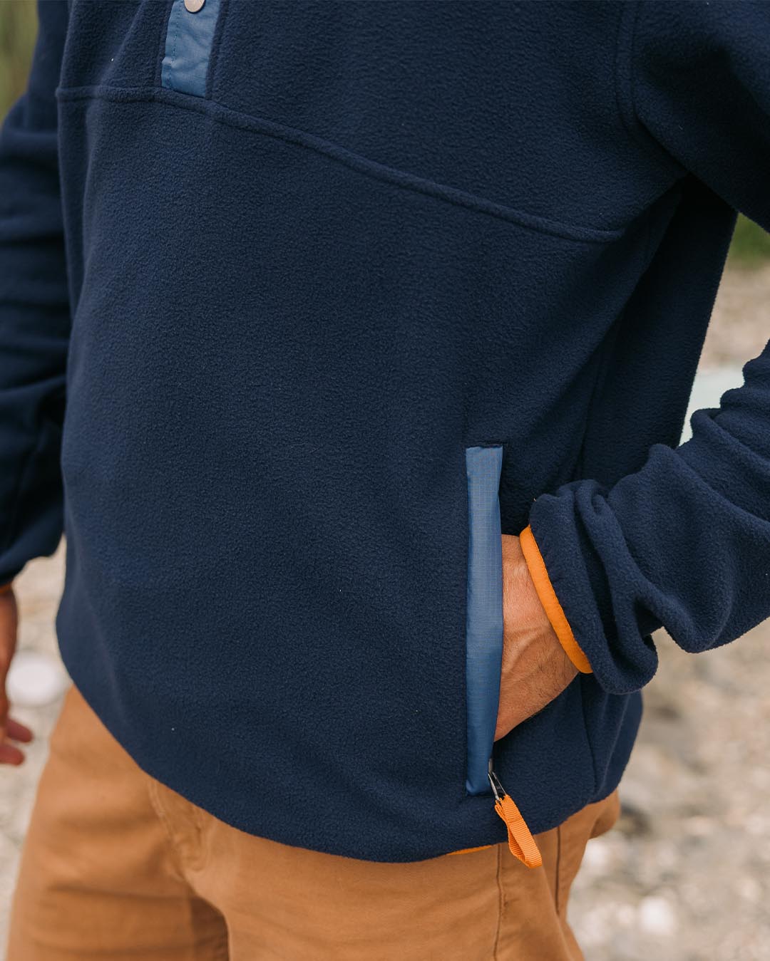 Adrift Polar Fleece - Deep Navy - Lifestyle