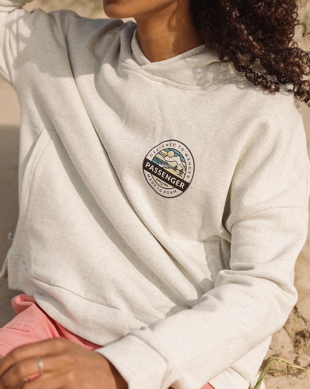 Wilds Hoodie - Milky Marl - Lifestyle