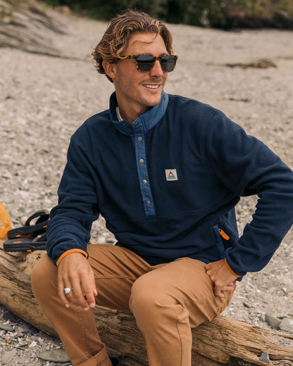 Adrift Polar Fleece - Deep Navy - Lifestyle