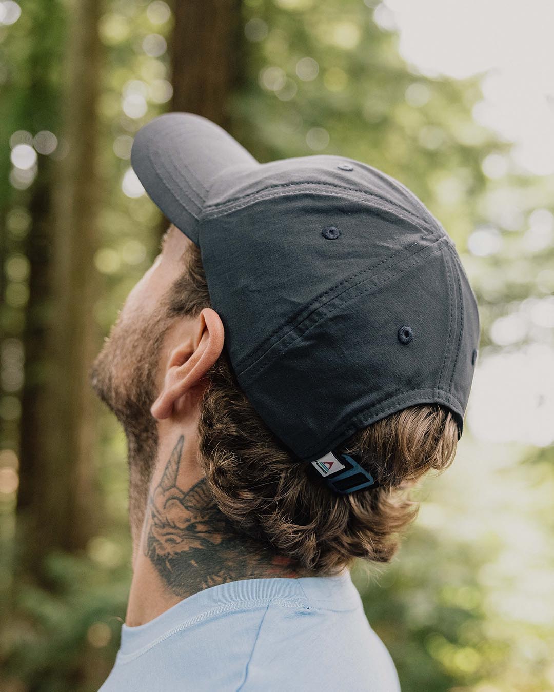 Active 6 Panel Cap - Black - Lifestyle