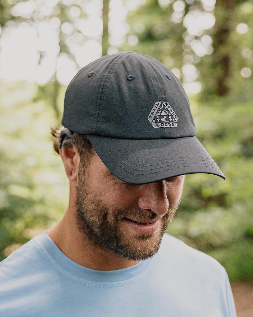 Active 6 Panel Cap - Black - Lifestyle