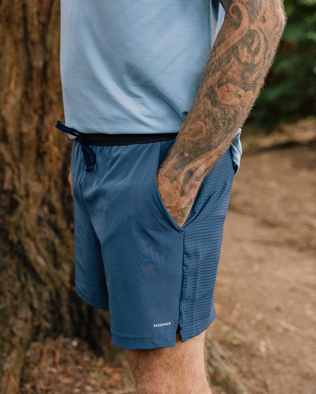 Descent Trail Shorts - Dark Denim - Lifestyle